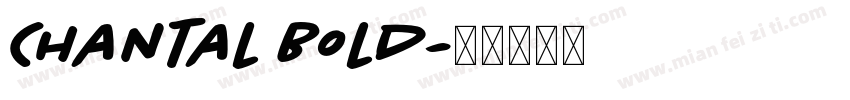 Chantal Bold字体转换